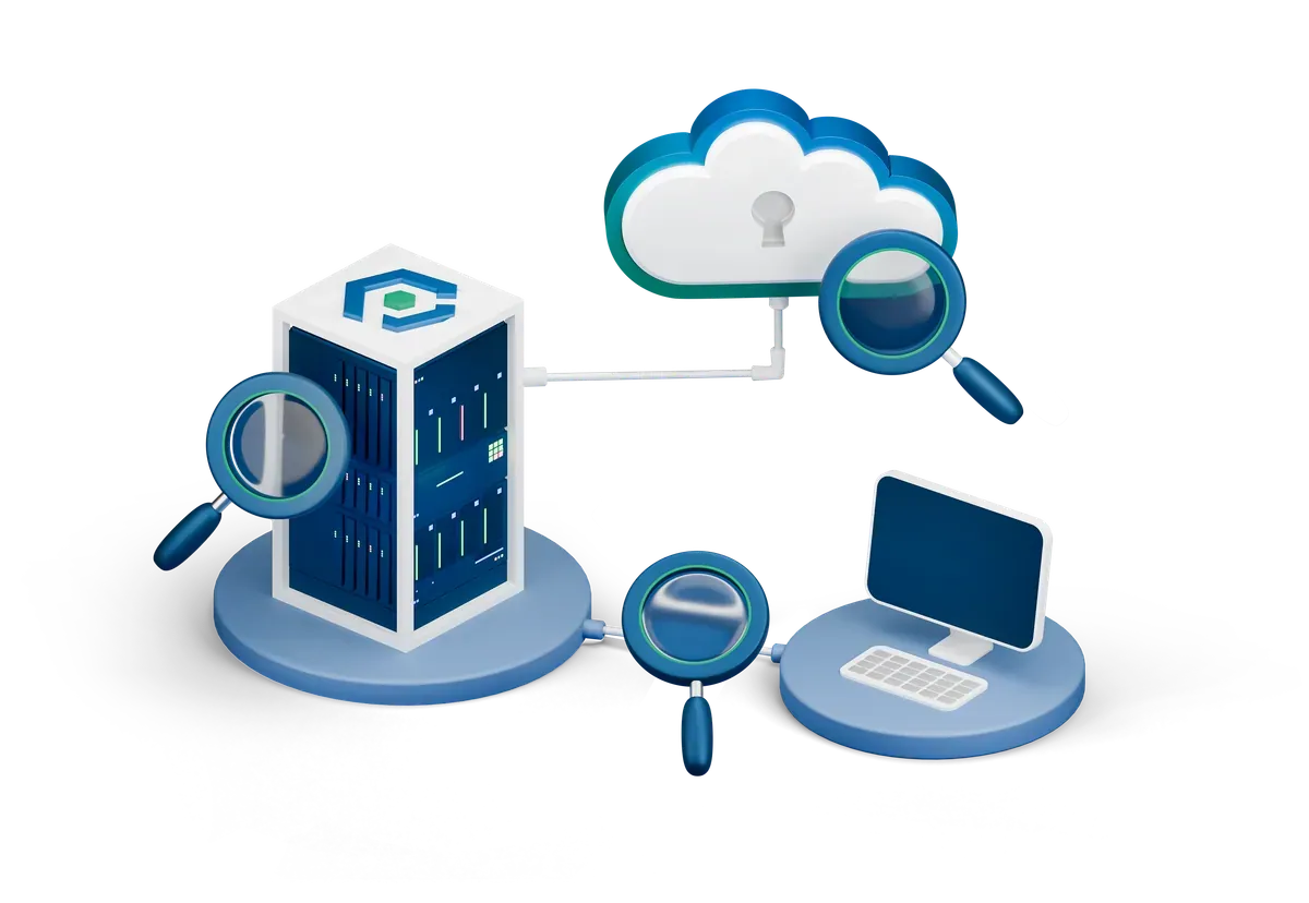 3D illustration of CyPro penetration testing services
